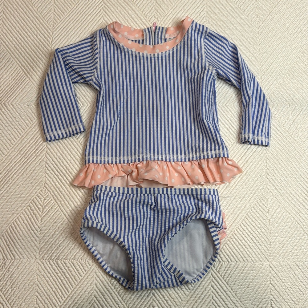Ruffle Butts Two Piece Toddler Swimsuit